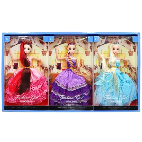 11" Fashion Girl Dolls 3 Assorted