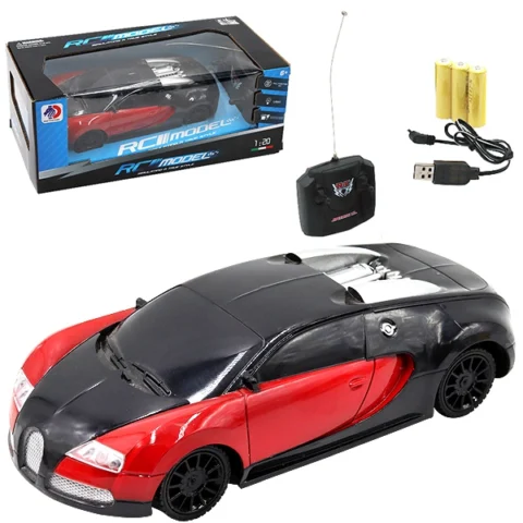 1:20 Scale RC Supercar With Rechargeable Batteries & USB Charging Cable
