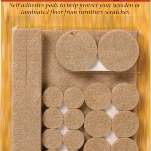 151 Assorted Heavy Duty Self-Adhesive Felt Pads 27 Pack