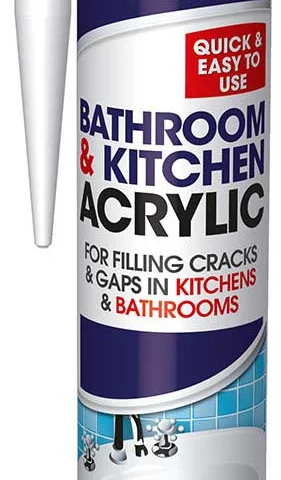 151 Bathroom & Kitchen Acrylic Sealant White 280ml