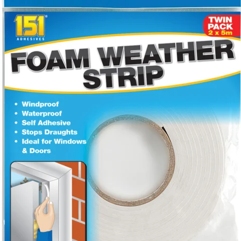 151 Foam Weather Strips 2 X 5m