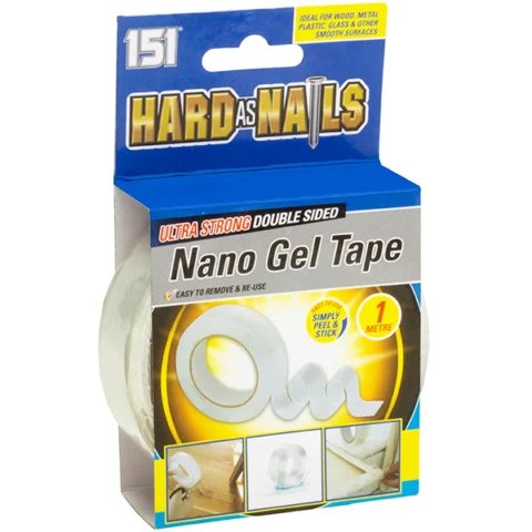 151 Hard As Nails Double-Sided Nano Gel Tape 1m