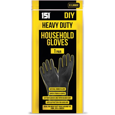 151 Heavy Duty Rubber Household Gloves Xl