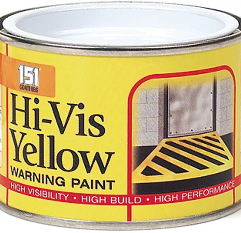 151 Hi-Vis Yellow Warning Paint 180ml