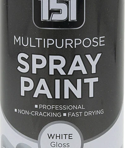 151 Multipurpose Spray Paint White Gloss 400ml
