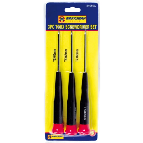3pc Torx Screwdriver Set