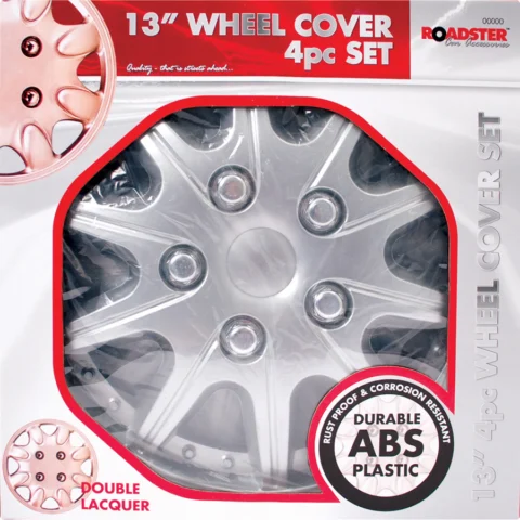 4pc 13" Wheel Covers