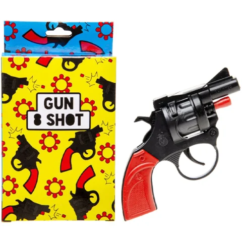8-Shot Revolver Pistol Cap Gun Play Set