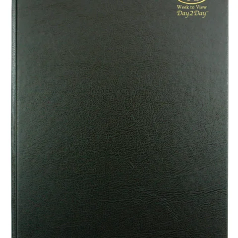 A5 Hardcase Desk Diary, Week To View