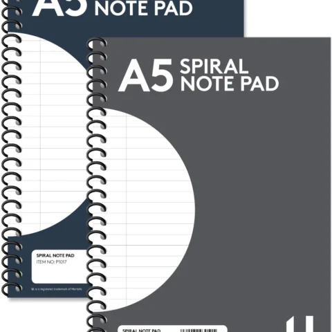 A5 Spiral Pad 2 Assorted Colours