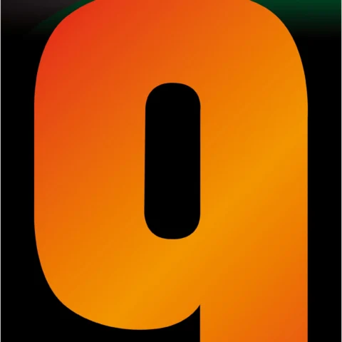 Adhesive Hi Vis Luminous Orange Wheelie Bin Number 9