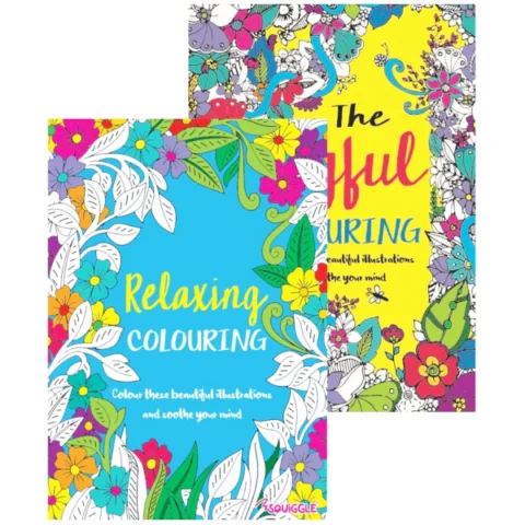Adult Colouring Book (No Vat) 1&2 2 Assorted Designs