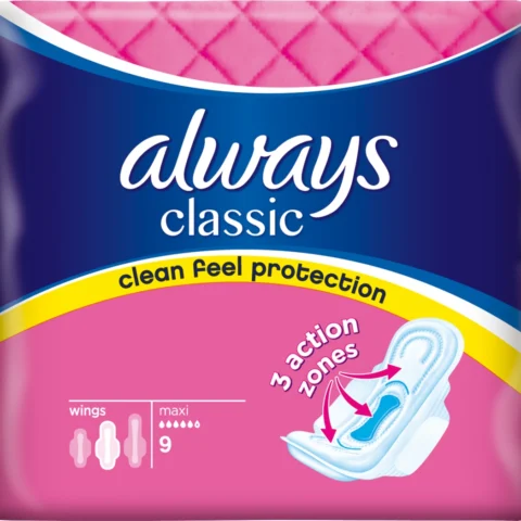 Always Classic 9 Maxi Towels