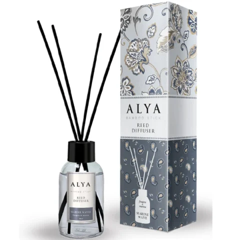 Alya Bamboo Stick Marine Waves Reed Diffuser 100ml