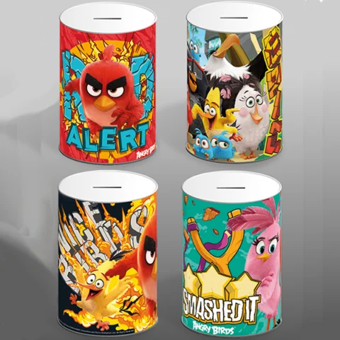 Angry Birds Money Tins 15cm X 10cm Assorted