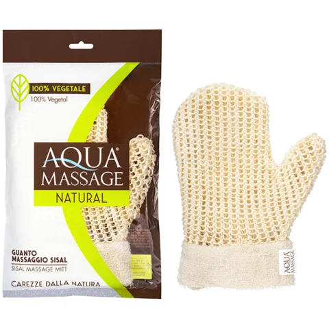 Aqua Natural Cellulose Sisal Massage Mitt