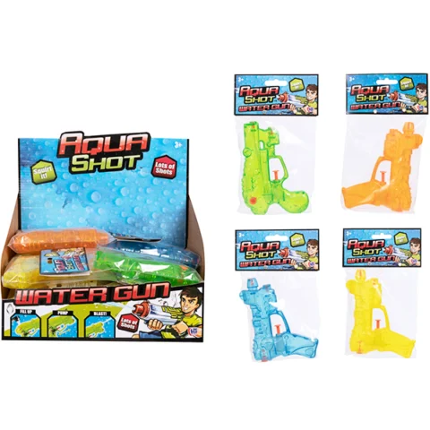 Aqua Shot Water Gun Assorted Colours