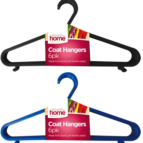 Around The Home Coat Hangers 6pk