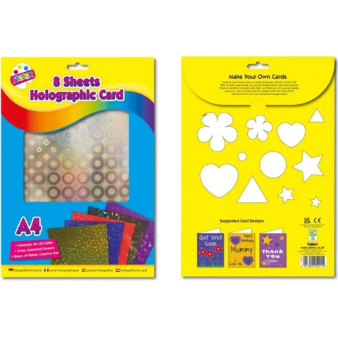 Artbox A4 Holographic Boards 8 Sheets