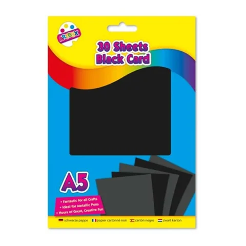 Artbox A5 Black Craft Card 30 Sheets