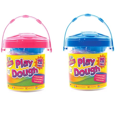Artbox Assorted Colour Play Dough 12pc