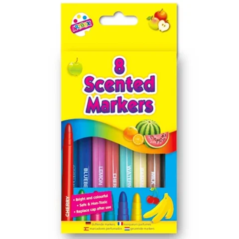Artbox Assorted Colour Scented Markers 8 Pack