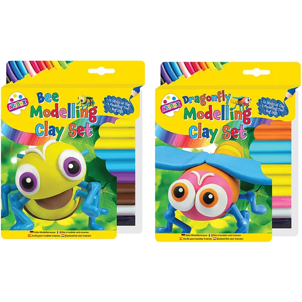 Artbox Bee & Dragonfly Modelling Clay Set Assorted