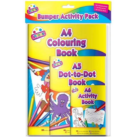 Artbox Bumper Activity Book 3 Pack VAT Free