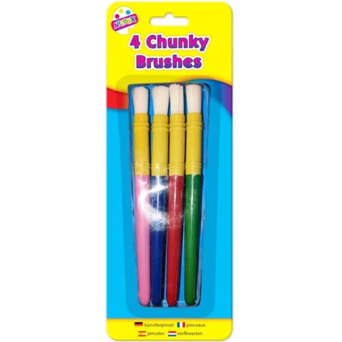 Artbox Chunky Paint Brushes 4 Pack