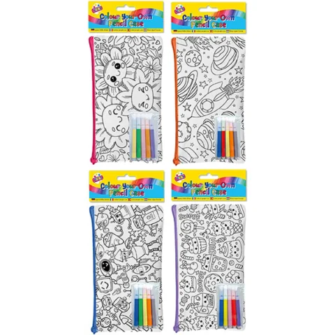 Artbox Colour Your Own Pencil Case Set Assorted