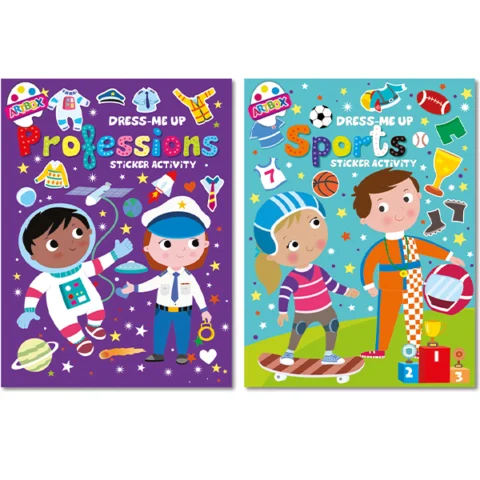 Artbox Dress Me Up Sticker Books Assorted