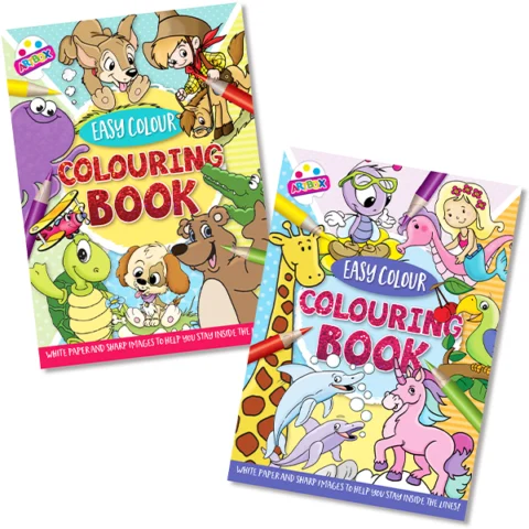 Artbox Easy Colour Animals Colouring Book Assorted