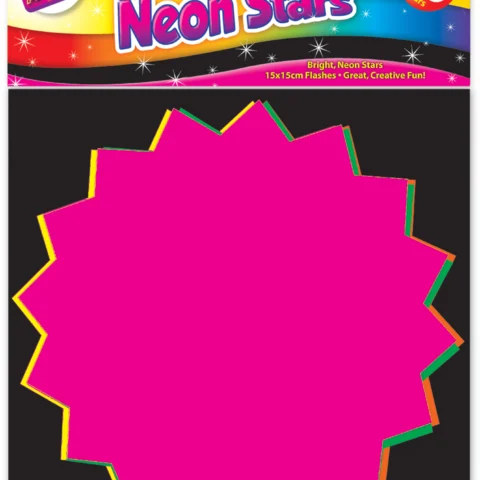 Artbox Fluorescent Neon Stars 20 Pack