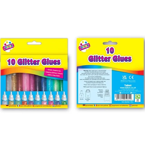 Artbox Glitter Glue Assorted 10 Pack