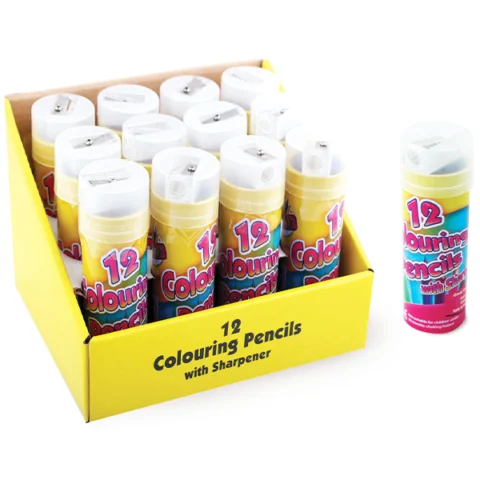 Artbox Half-Size Colouring Pencils 12 Pack With Sharpener