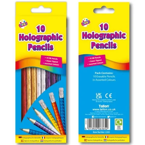 Artbox Holographic HB Pencils 10 Pack