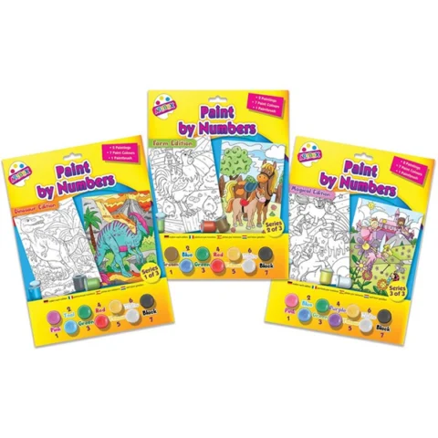 Artbox Junior Paint By Numbers Set Assorted
