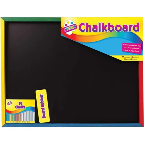 Artbox Large Chalkboard Set 33 X 43cm