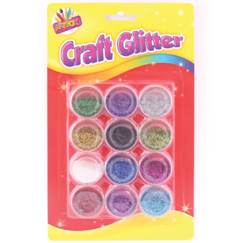 Artbox Metallic Colour Glitter Pots 16G 9 Pack