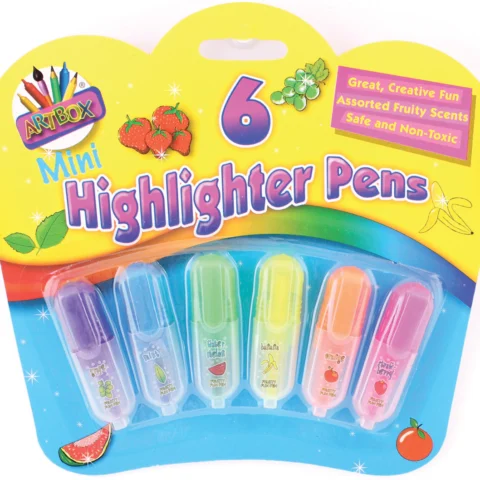 Artbox Mini Scented Highlighters Assorted 6 Pack