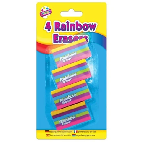 Artbox Rainbow Erasers 4 Pack