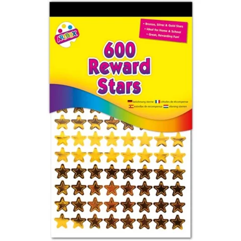 Artbox Reward Star Stickers 600 Pack