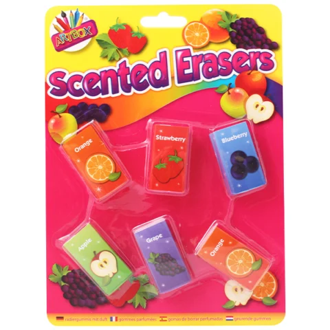 Artbox Scented Erasers Assorted 6 Pack