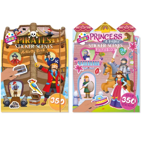 Artbox Sticker Scenes Activity Book Assorted