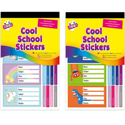 Artbox Super Cool School Stickers Assorted