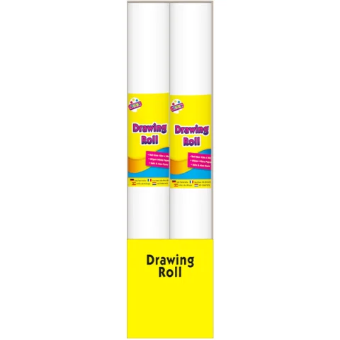Artbox White 60gsm Drawing Roll 12m X 38cm