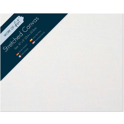 Artists Canvas Board In Wooden Frame 10 X 8"