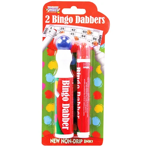 Assorted Colour Bingo Dabber Bottles 2 Pack