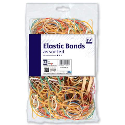 Assorted Elastic Bands 60g