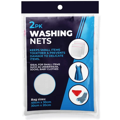 Assorted Size Laundry Washing Nets 2 Pack